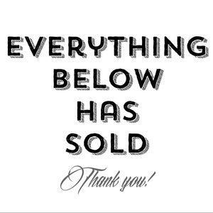 SOLD BELOW!